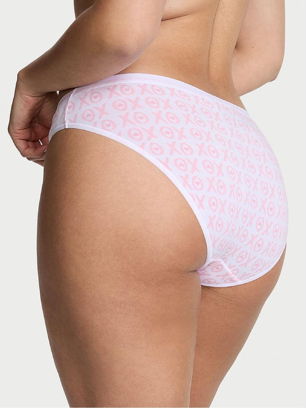 seraphine Victoria's Secret XOXO Hearts White Bikini Knickers